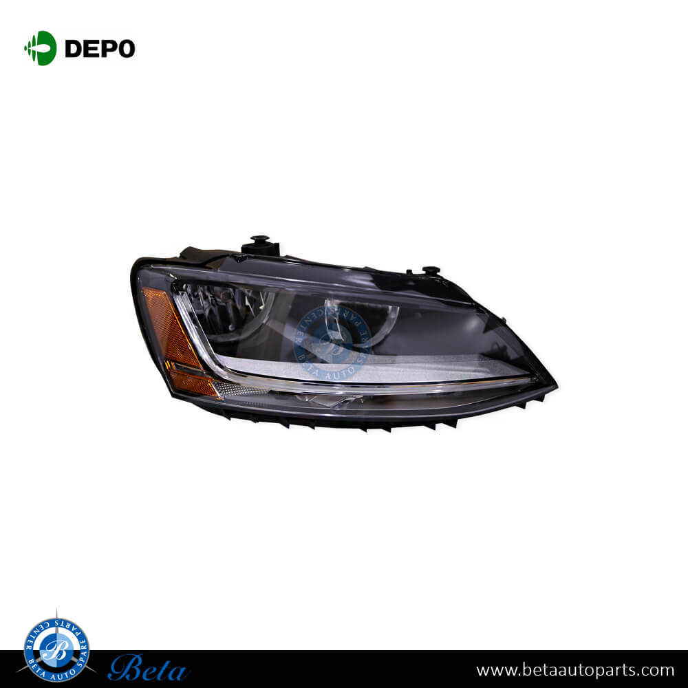Right Side Headlamp Normal with DRL USA Type for Volkswagen Jetta 2015-2018 models, Part Number 5C7941006J Right Side Headlamp Normal with DRL USA Type for Volkswagen Jetta 2015-2018 models, Part Number 5C7941006J